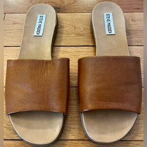 Steve Madden “Kailey” Brown Leather Sandals